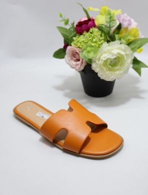 Klapki damskie na płaskim (36-41) LFE8835 ORANGE