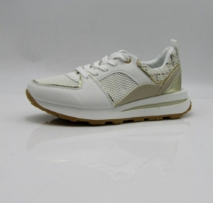 Buty sportowe damskie na płaskim (36-41) EV-395 WHITE