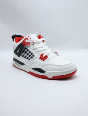 Buty sportowe młodzieżowe (36-41) D660-C WH/RED