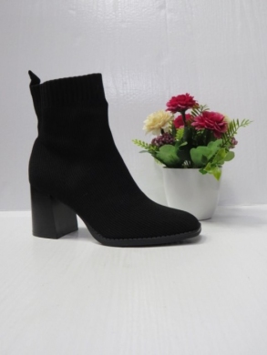 Botki damskie na obcasie (36-41) HQ1327 BLACK