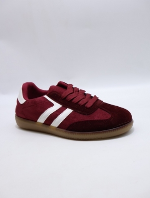 Buty sportowe damskie na płaskim (36-41) XA-03 WINE