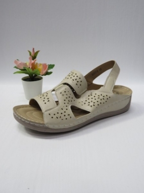 Sandały damskie na koturnie (39-43) DJ31-8 BEIGE