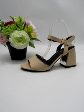 Sandały damskie na obcasie (36-41) XCM05 BEIGE