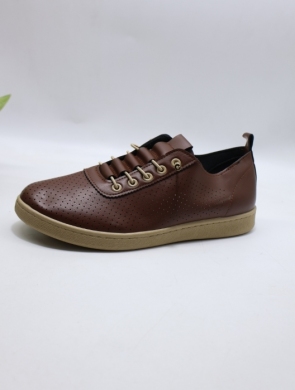 Buty sportowe damskie na płaskim (38-43) 81217-4 BROWN