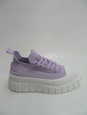 Trampki damskie na koturnie (36-41) 1734 PURPLE