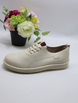 Buty sportowe damskie na płaskim (36-42) 25108-4 BEIGE