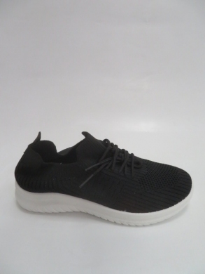 Buty sportowe damskie na płaskim (37-41) YM001-1 BLACK