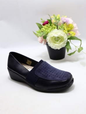 Półbuty damskie na koturnie (36-41) 23T001 NAVY