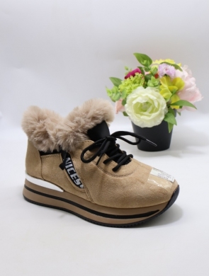 Buty sportowe damskie ocieplane (36-41) XBC-24506 KHAKI