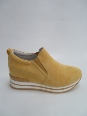 Buty sportowe damskie na koturnie (36-41) HQ986 YELLOW