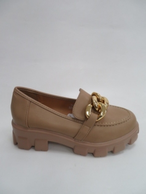 Mokasyny damskie na koturnie (36-42) TH513 KHAKI
