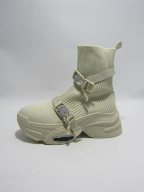 Botki damskie na płaskim (36-41) LG488 BEIGE