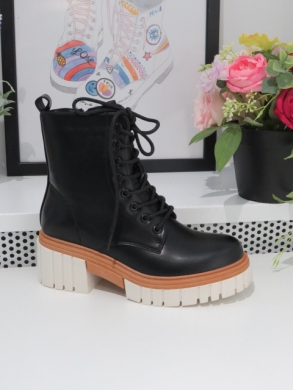 Botki damskie na obcasie (36-41) 9707 BLACK/ROMA