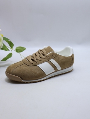 Buty sportowe damskie na płaskim (36-41) X2502 KHAKI