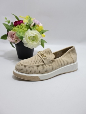 Mokasyny damskie na płaskim (36-41) SXBL-22519-15 BEIGE