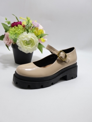 Półbuty damskie na płaskim (36-41) H013 BEIGE
