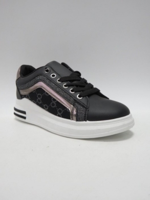 Buty sportowe damskie na płaskim (36-41) BO-816 BLACK