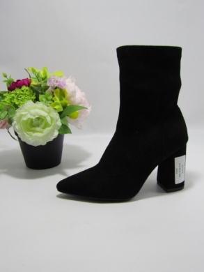 Botki damskie na obcasie (36-41) HBL-58 BLACK