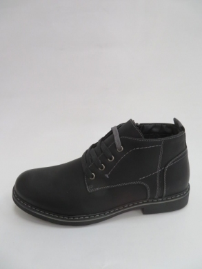 Botki męskie ocieplane (41-46) 920 BLACK/RED