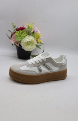 Buty sportowe damskie na płaskim (36-41) 8-265 GREY