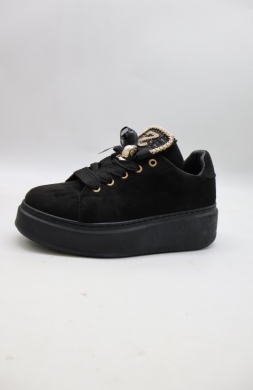 Buty sportowe damskie na płaskim (36-41) GA8813 BLACK