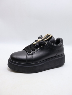 Buty sportowe damskie na płaskim (36-41) 6507 BLACK