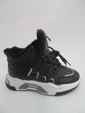 Sneakersy damskie ocieplane wysokie (36-41) 502 BLACK