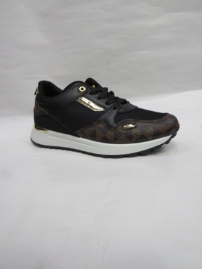 Buty sportowe damskie na płaskim (36-41) 0-748 BLACK