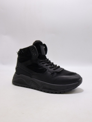 Buty sportowe damskie ocieplane (36-41) LT327 BLACK