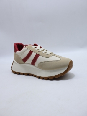Buty sportowe damskie na płaskim (36-41) 25803 WINE