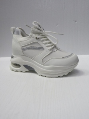 Buty sportowe damskie na koturnie (36-41) ABO-1036 WHITE