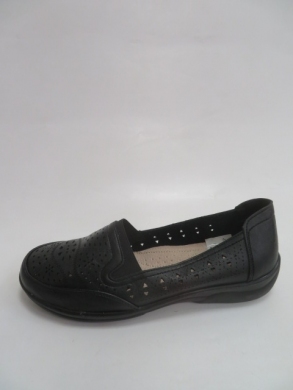 Półbuty damskie na płaskim (36-41) 9T501-1 BLACK