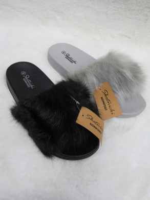 Kapcie damskie ocieplane (36-41) G11 GREY