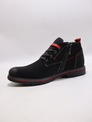 Botki męskie ocieplane (41-46) 9-921 BLACK