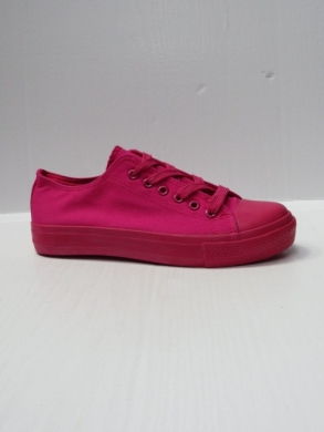 Trampki damskie na płaskim (36-41) B338 FUXIA