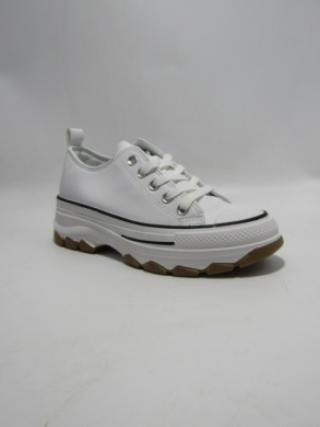 Trampki damskie na płaskim (36-41) YY50 WHITE