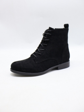 Botki damskie na płaskim (36-41) H200-1 BLACK