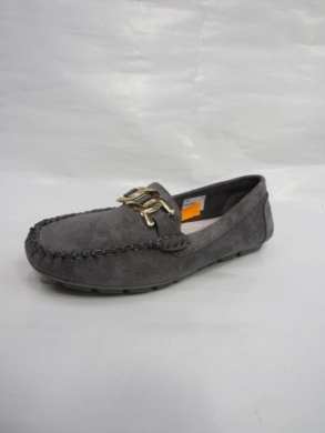 Mokasyny damskie na płaskim (36-41) 0580 GREY