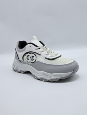 Buty sportowe damskie na płaskim (36-41) 8329-2 GREY