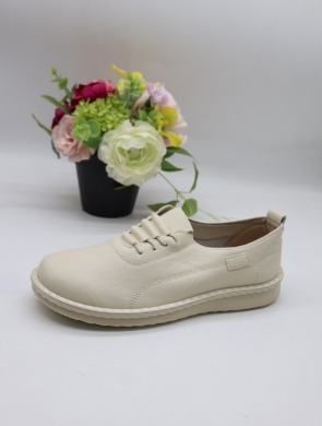 Półbuty damskie na płaskim (36-42) 25106-4 BEIGE