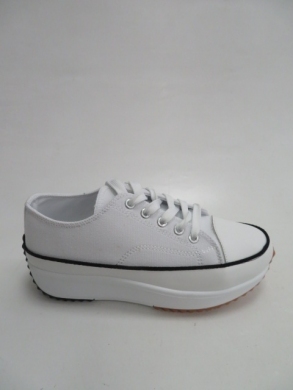 Trampki damskie na koturnie (36-41) 116 WHITE