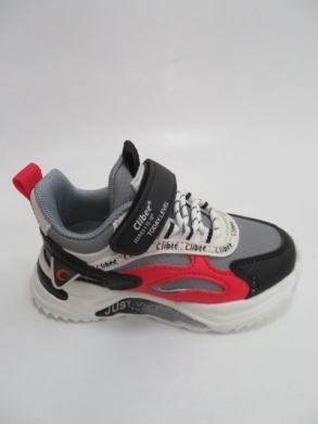 Sportowe Chłopięce (32-37) L228 GREY/RED
