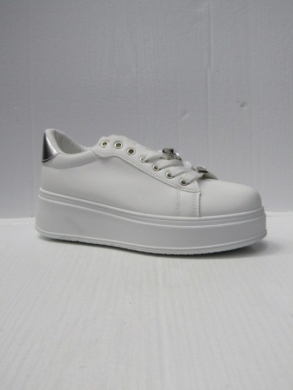 Buty sportowe damskie na koturnie (36-41) V307 SILVER
