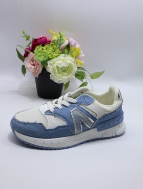 Buty sportowe damskie na płaskim (36-41) 88-179 BLUE