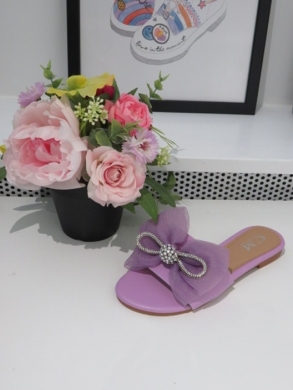 Klapki damskie na płaskim (36-41) 5066 PURPLE