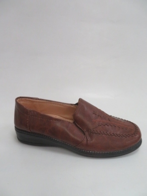 Półbuty damskie na płaskim (36-41) H98 BROWN