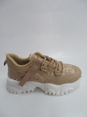 Sneakersy damskie niskie (36-41) AB960 KHAKI