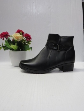 Botki damskie ocieplane na obcasie (37-42 AT3011 BLACK