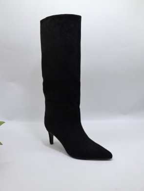 Kozaki damskie ocieplane na szpilce (36-41) LA3123 BLACK