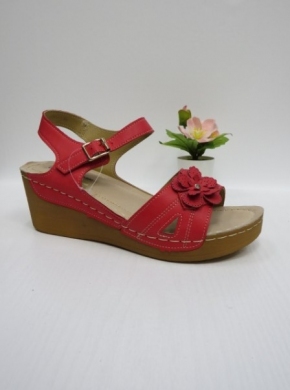 Sandały damskie na koturnie (36-41) B0601 RED